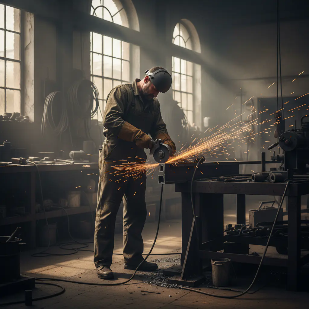 Handwerker bei der Arbeit